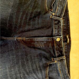 Men's Express Brand Slim Straight dark washed Demin like new size 36x32